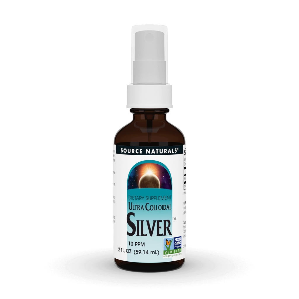 Zdroj Naturals Ultra Koloidné striebro - Liquid Supplement for Immune System Support - 2 oz