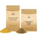 PURE ORIGINAL INGREDIENTS Bee Pollen Powder and Bee Propolis Powder Bundle, 1 lb Each, No Fillers, Lab Overené