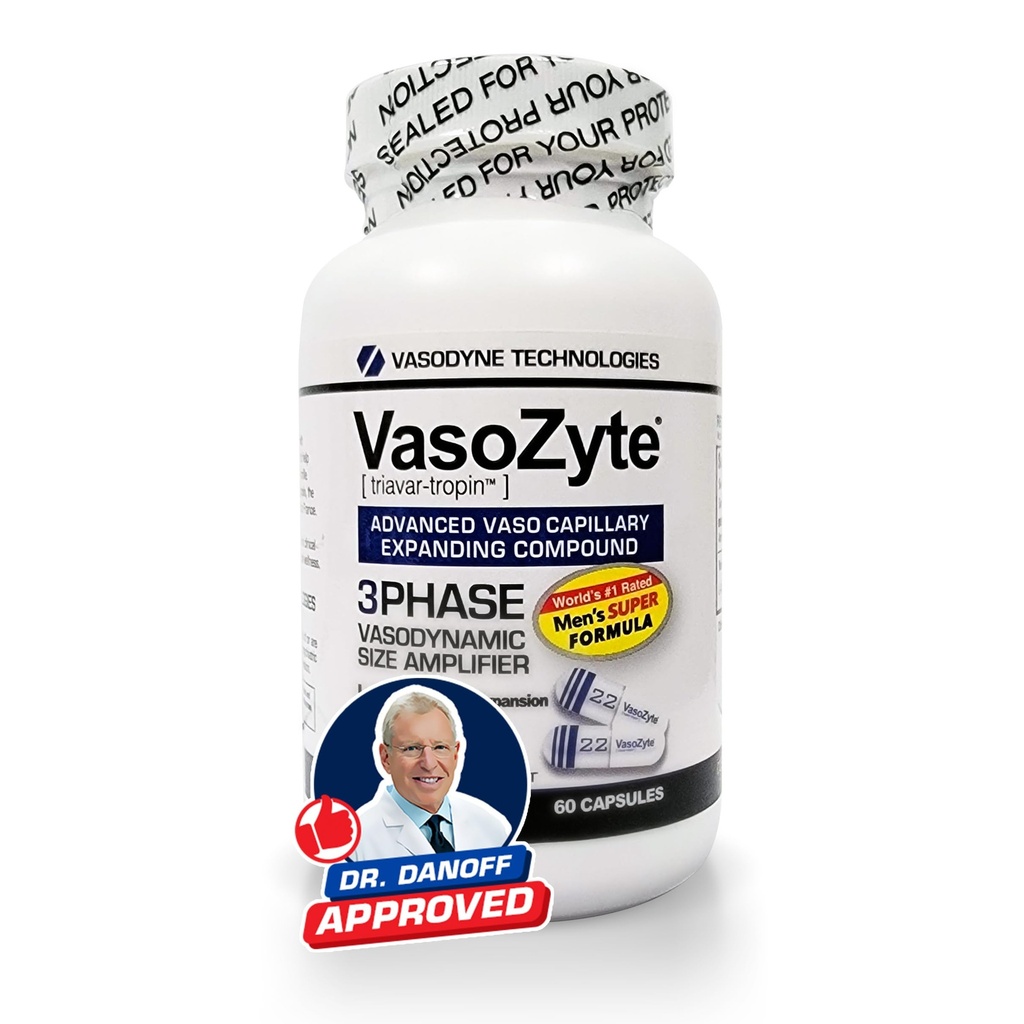 Generic VasoZyte - podporuje oxid dusnatý a zdravý prietok krvi - s našou exkluzívnou formulou, ktorá ponúka oligopin a náš čistý proces extrakcie krištáľu - pre dobre Being - 30 dní dodávky - 60 kapsúl