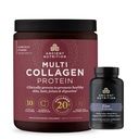 Ancient Nutrition Zinok Kapsule, 30 Počet + Multicolagen Protein Powder, unflaved, 40 Servings