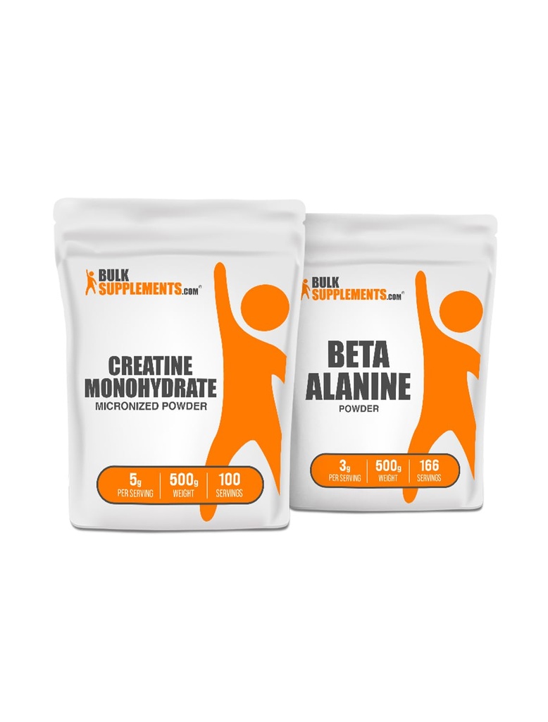 BulkDoplnky Creatine 500g + Beta Alanyne 500g Bundle