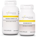 Integratívne terapie Bundle s Berberine, 60 Kapsule a Theracurmin HP, 120 Kapsule - Berberine for Metabolic Support* - Theracurmin Supplement That's 27x More Biodostupné*