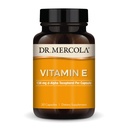 Dr. Mercola Vitamín E - podporuje zdravý stav pleti a antioxidantov - Tokoferoly a tokotrienoly Blend - non-GMO, Gluten-free & Soy-free - 30 kapsúl (30 porcií)