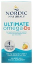 Nordic Naturals Ultimate Omega-D3, citrónová aróma - 120 mäkkých gélov - 1280 mg Omega-3 + 1000 IU vitamín D3 - EPA & DHA - podporuje mozog, srdce, & Imunitné zdravie - 60 porcií
