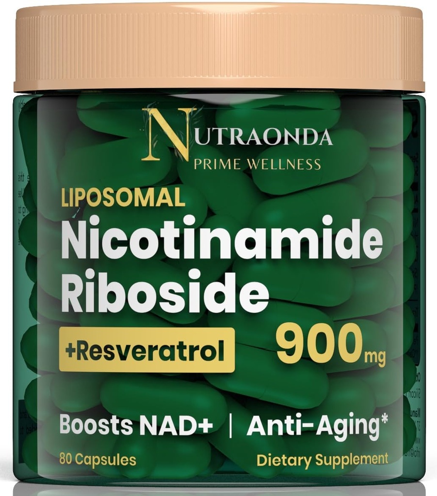 Lipozomálny nikotínamid Riboside 900 mg Resveratrol & Quercetin 