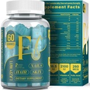 Biotín Gummies - Hair kože a nechtov Vitamíny pre mužov a ženy, Vegánsky vitamín B7, podporuje rast vlasov a silnejšie nechty, 30 Day Supply - Blueberry-60 Counts