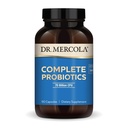 Dr. Mercola Complete Probiotiká - 70 miliárd CFU - Podpora Immune, Digestive & Gut Health - Vlastnosti 10 kmeňov - Stabilná polica - bez GMO, bez lepidla a bez sóje - 90 kapsúl (90 porcií)