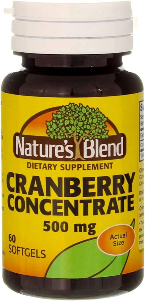 Prírodná zmes Cranberry koncentrát 500 Mg 60 Softgels Balenie 6