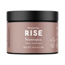 FREQUENSE - Rise Nootropic Tub - Mango citrónová príchuť - podporuje výkon mozgu a jasnosť - s hubami, B vitamíny a zelená káva - 132g