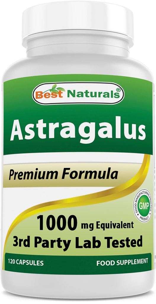 Najlepšie prírodné Astragalus Kapsula, 1000 mg, 120 Počet