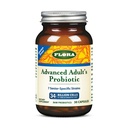 Flora - Advanced dospelý Blend Probiotic, Sedem senior-špecifické kmene, bez lepidla, Raw Probiotic s 34 miliárd buniek, 30 kapsúl