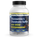Glukozamín Chondroitín MSM Supplement for Joint & Bone Health - 120 Kapsule 
