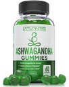 Atlantis Nutrition Ashwagandha Gummies - 1500 MG per serving - podporuje pokoj, zlepšuje náladu, zvyšuje úrovne energie a posilňuje imunitný systém - formulovaný s vitamínom D a zinok - Vegan 60 Počet