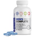 Bronson One Daily Mens 50+ Complete Multivitamín Multimineral, 90 tabliet