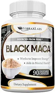 Black Maca Root Powder Kapsule pre Muži & Ženy 