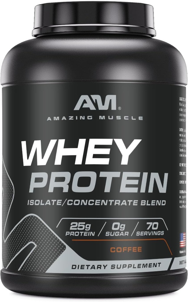 Amazing Muscle Swhey Protein Isolate & Concentration Blend 