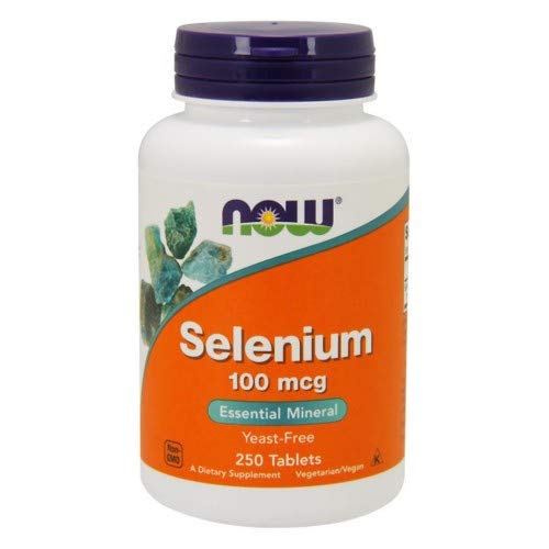 Teraz Foods Now Foods, Selenium, (2 balenia) Kvasinky zadarmo, 100 μg, 250 tabliet