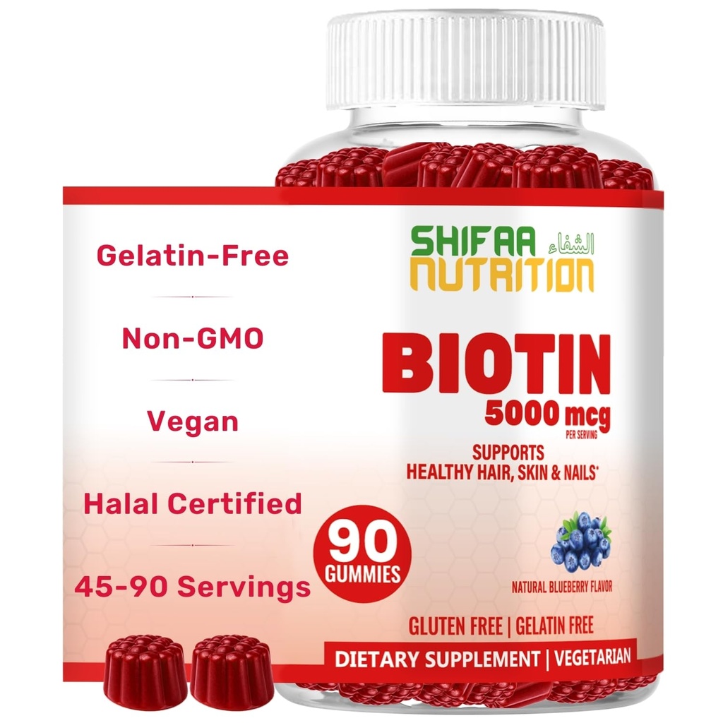 SIFAA NUTRITION Vegan Biotin Gummy pre dospelých a deti 