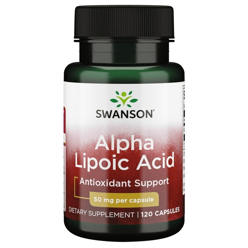 Swanson Alpha Lipoic Acid 50 Milligrams 120 kapsuly