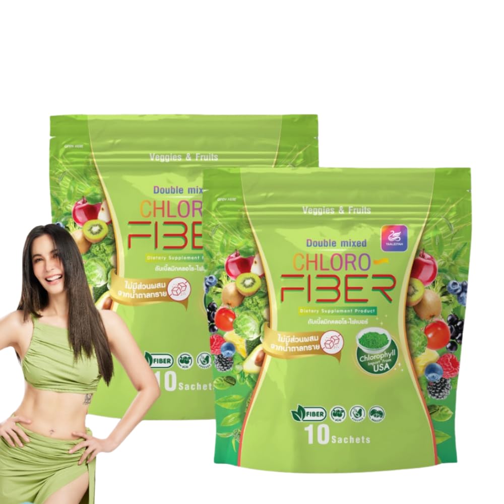 Generic YaaleeyahDouble Mixed Chloro- Fiber Veggies & Fruits 1Pcs 10 vreciek,Set 2Pcs.