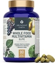 Bohatá zem Celopotravinový multivitamín pre ženy Daily Multivitamíny Doplnky pre mužov Muži Multivitamíny + B Komplex, Probiotický Multi Enzyme, Omegas pre organickú energiu Digescia vody 90ct-4pk