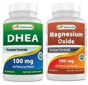Najlepšie prírodné DHEA 100 mg & oxid horečnatý 500 mg