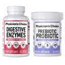 CHOICE lekára Prebiotikum-Probiotikum + Tráviace Multi-enzýmy 60CT - Tráviace zdravie Bundle