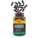 Country Life Activated Organic Coconut Charcoal Kapsule, 260mg 