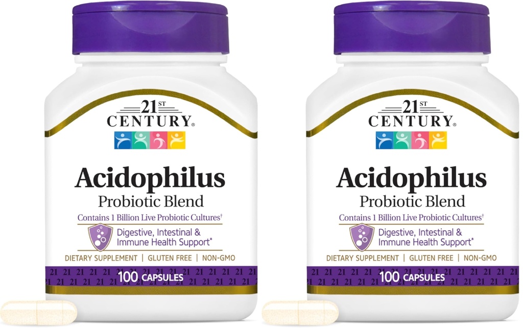 Acidophilus Kapsule 21. storočia, 100 grófov (21339) (balenie 2)