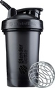 BlenderBottle Classic V2 fľaša Shaker Ideálny pre proteínové Shake a pre cvičenie, 20-Ounce, čierna