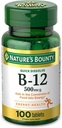 Prirodzene Bounty Vitamín B-12 500 mcg, 100 počet (Pack of 2)