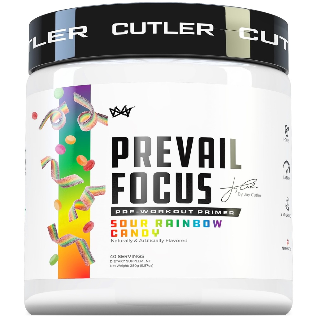 Prevail Pre Workout Powder s nootropics: Predprášok nápoj pre mužov a ženy, Rezanie okraj energie a zaostrenie doplnok s L Citrulline, Alpha GPC, L Tyrosine 