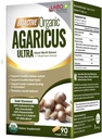 LABO Nutrition Bioactive Organic Agaricus Ultra - 7 Mushrom Extract Supplement Agaricus blazei Murill Cordyceps, Maitake, Turkey Tail, Lingzhi, Shiitake for Advanced Immune Support, USDA Organic
