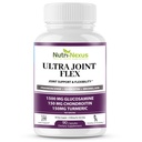 Glukozamín Chondroitin MSM Joint Supplement with Turmeric & Boswellia - Spoločná podpora pre mužov a ženy - Podporuje mobilitu - Flexibilita & Comfort 