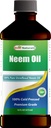 Najlepšie prírodné 100% Pure Neem Oil, 100% za studena lisované a nerafinované - 16 OZ (1 fľaša)