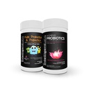 Inteligentné laboratóriá 2-v-1 Bundle of Kids a Probiotiká s Sunfiber a FOS + Ženy Probiotiká (UTI Formula s Cranberry & D-Mannose), Žiadne chladenie vyžaduje, 2 mesiace dodávky na fľašu