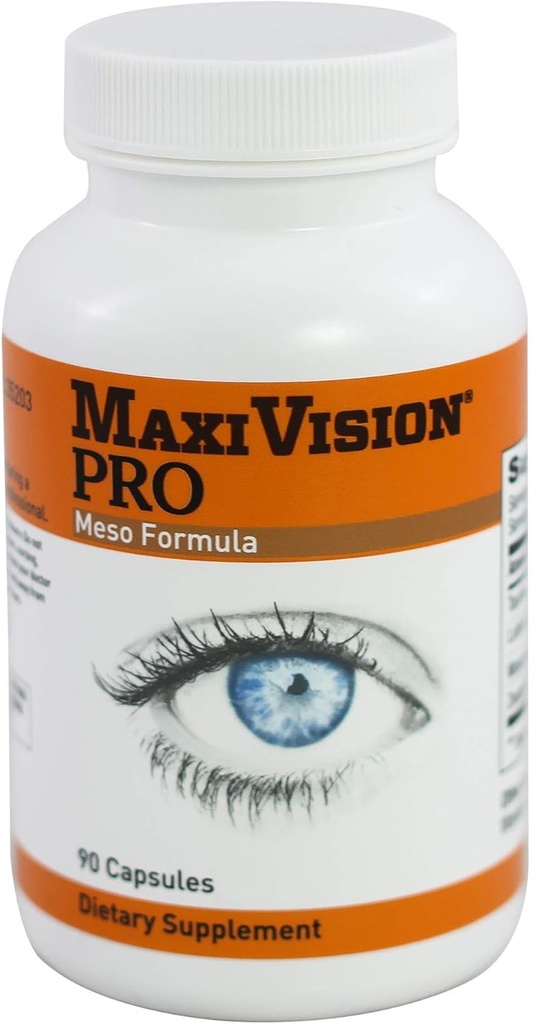 MaxiVision® PRO Meso Formula - Mezozeaxantín - luteín - Zeaxantín - 90 kapsúl, 1 fľaša