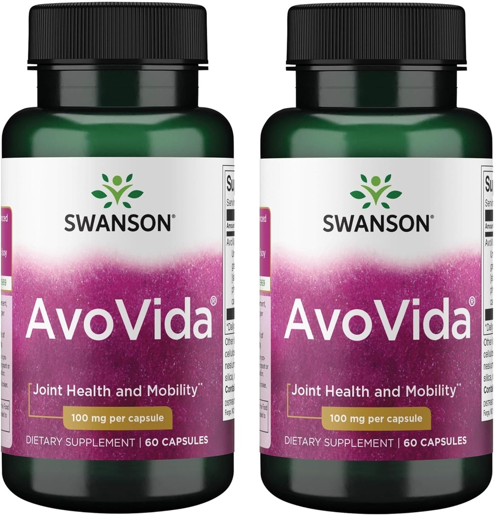 Swanson Avovida 100 Milligrams 60 kapsúl (2 balenia)