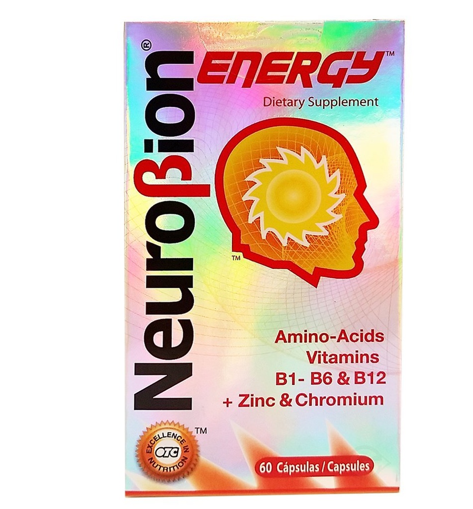 Neurobion, Energy Amino Acides, 60 grófov (Pack of 3)