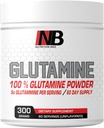 Prášok glutamínu 300 Grams Unflaved 60 Days Supply 5 Grams L-Glutamine per Serving