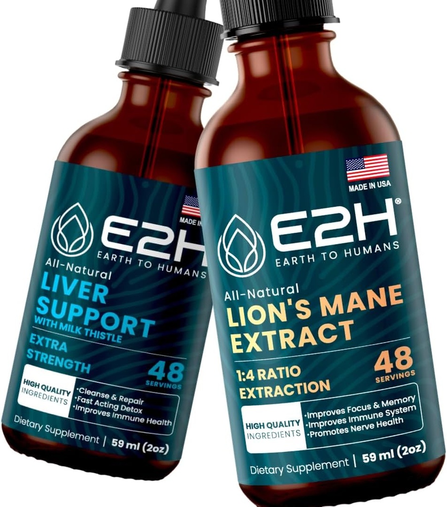 E2H: Supplement Liver Suplement and Cordyceps Mushroom Supplement 