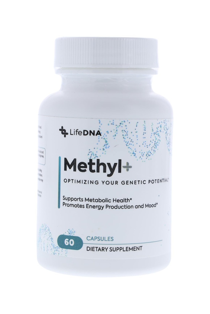 LIFEDNA Metyl + Metylfolát - Metylovaný folát Multivitamínový komplex s TMG Optimizovaný Homocysteín, mozog, Kardiovaskulárny a Neurotransmiter Podpora