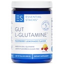 Essential Stacks Gut L-Glutamine Powder - Exclusively Made in USA - Pure L Glutamín Powder for Gut Health (50 porcií, malinová citróna)
