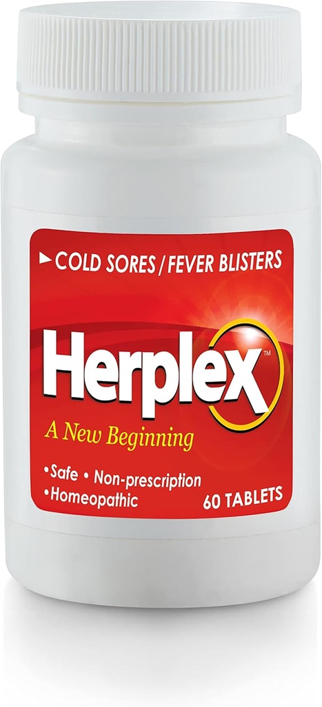 Premium Tablets | Helps Against Outbreaks & Cold Sores with No Side Effects | Helps to Quickly Ease & Reduce Symptoms of Cold Sore, & Fever Blisters | 60 Tablets