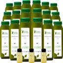 Zelerová šťava Čistí Raw Fountain, All Natural Raw, Cold Pressed Juice, Morning Detox Cleanse, 30 fliaš 12oz, 5 Bonus Ginger Shots