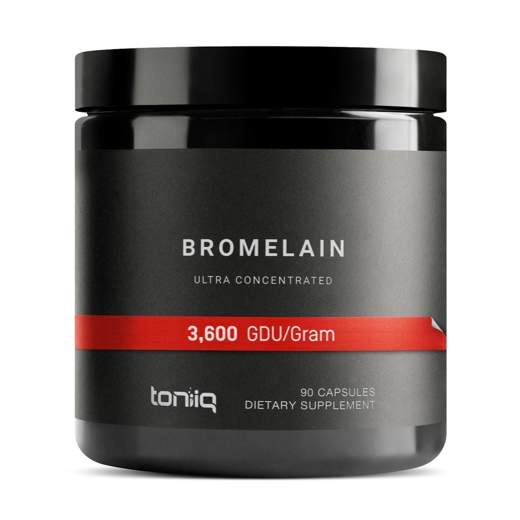 Ultra vysoká sila Hypromelain 1000mg - 3600 GDU/Gram - Vysoko koncentrované a biologicky dostupné - Testovaná formula tretej strany - 90 Vegetariánov Kapsule - 45 Servírovanie na kontajner - Hypromín Supplement