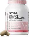 NYO3 Multivitamíny pre ženy so zinkovým a biotínovým vitamínom A,C,K,B2,B6,B12 a multiminerálom 