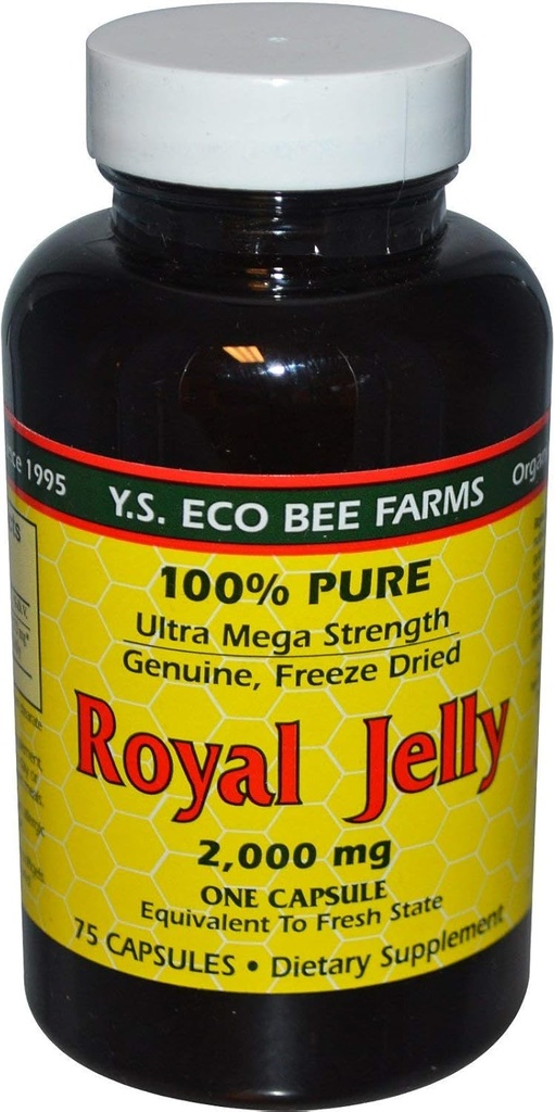 YS BEE Farmy Royal Jelly 2000 Mg, 75 CT