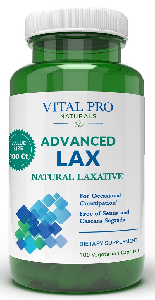 Vital Pro Naturals - Advanced Lax Natural Laxative Formula 100 kapsúl