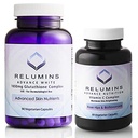 Relumins Advanced White Set - 1650mg Glutatión Complex (90 kapsúl) a Advanced Vitamín C s Rose HIPS a Bioflavonoidy (60 kapsúl)